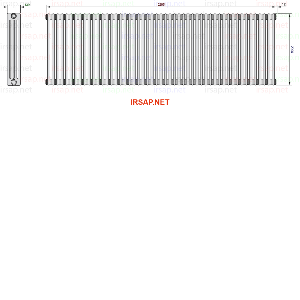 Радиатор IRSAP Tesi 42000/51 T22 CL 01
